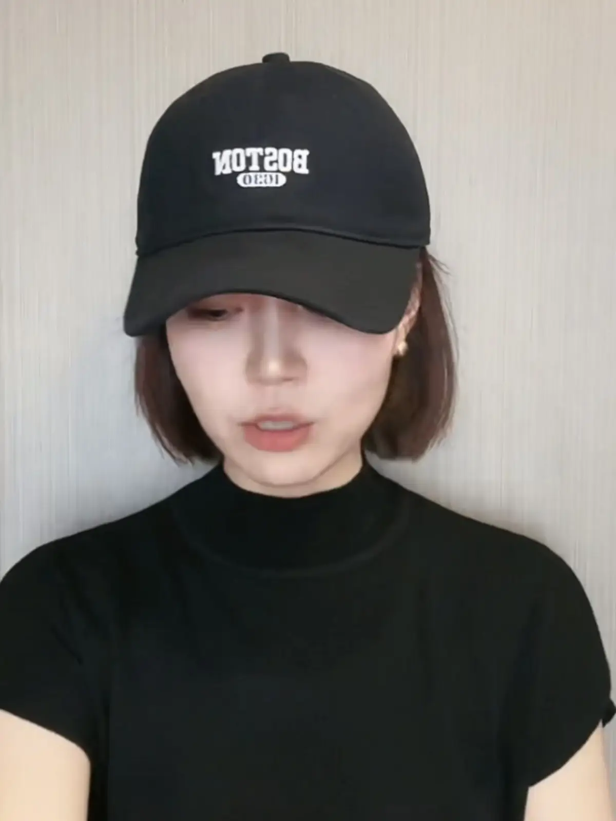 Women's Big Head Baseball Cap Brown 2025 Winter - Image 3