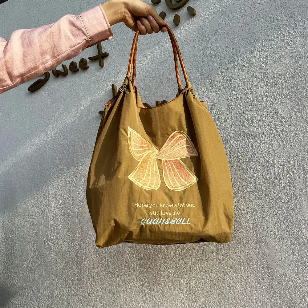 2025 Bow Embroidered Women's Shoulder Bag - Image 2
