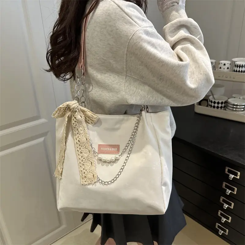 Large Capacity PU Leather Shoulder Bag for Women - Image 6
