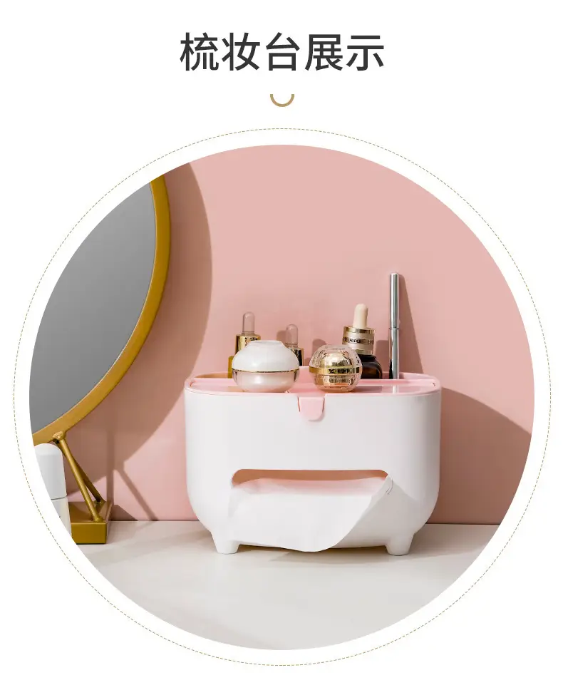 Nordic Pink Tissue Box for Home Living Room — feature 17