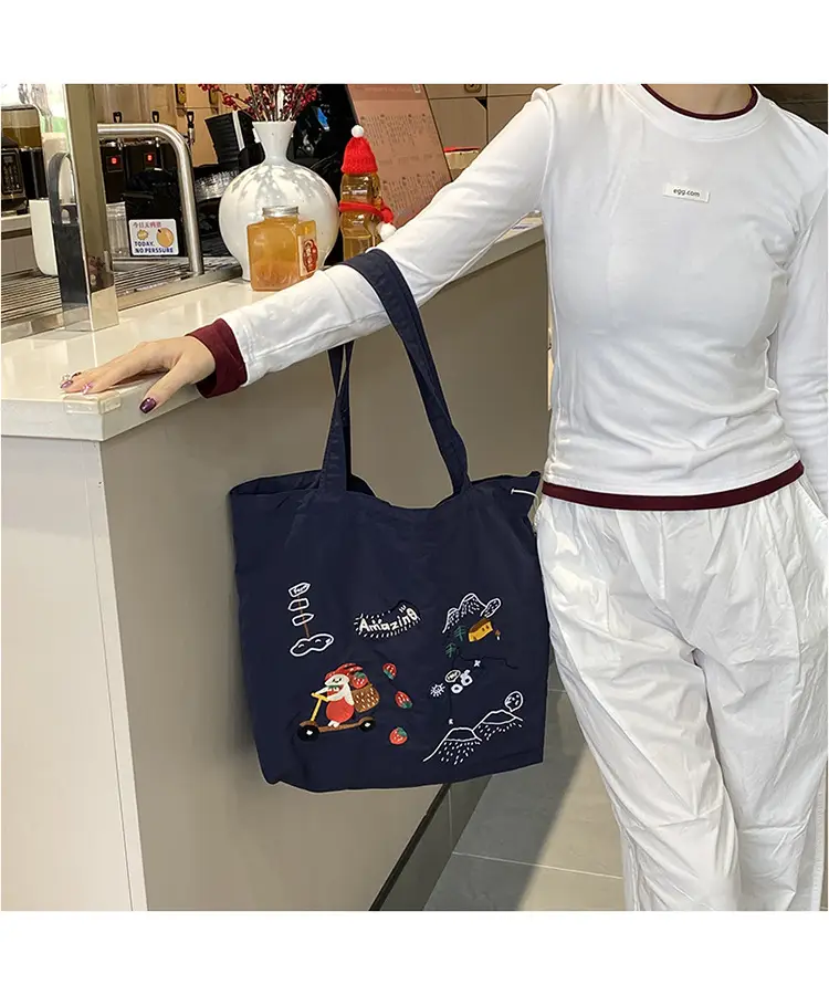 2025 Denim Embroidered Shoulder Bag for Women — feature 8