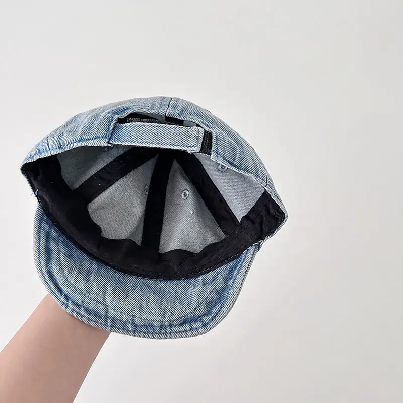 Baby Denim Wash Cap Heart Eyes 2025 Spring — feature 5