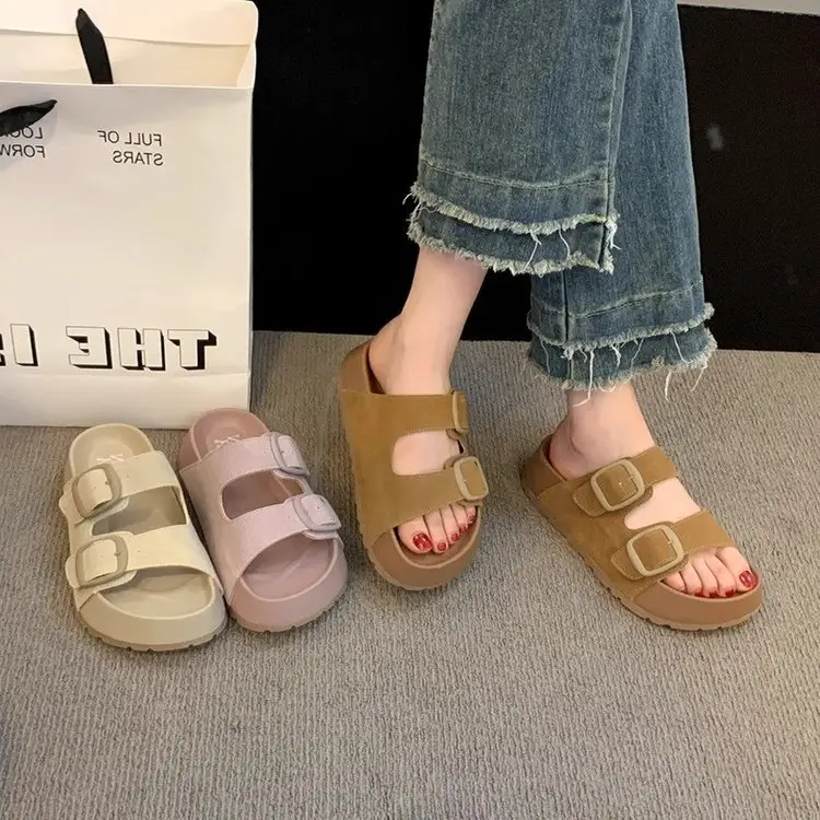 Women's Retro Slippers with Thick Sole 2025 Summer - Image 5