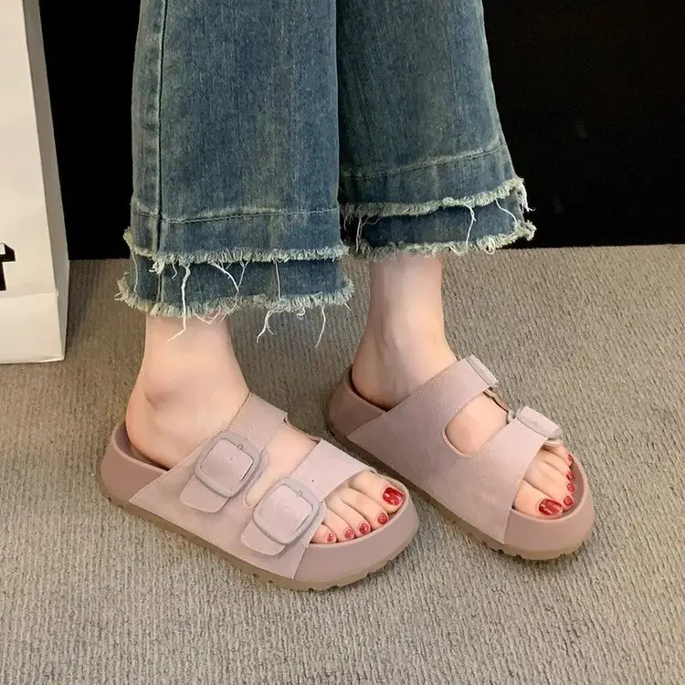 Women's Retro Slippers with Thick Sole 2025 Summer - Image 7