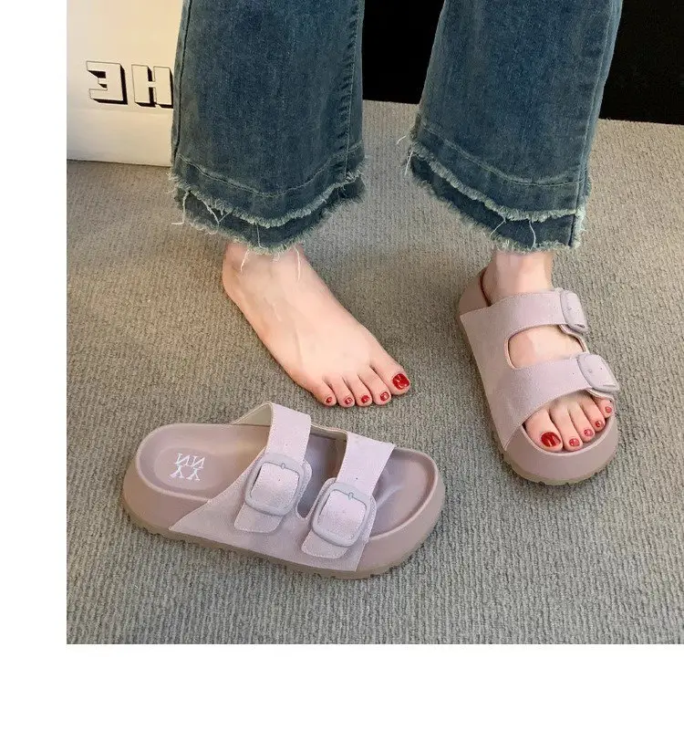 Women's Retro Slippers with Thick Sole 2025 Summer — feature 10