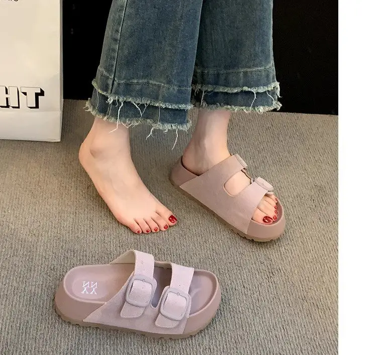 Women's Retro Slippers with Thick Sole 2025 Summer — feature 11