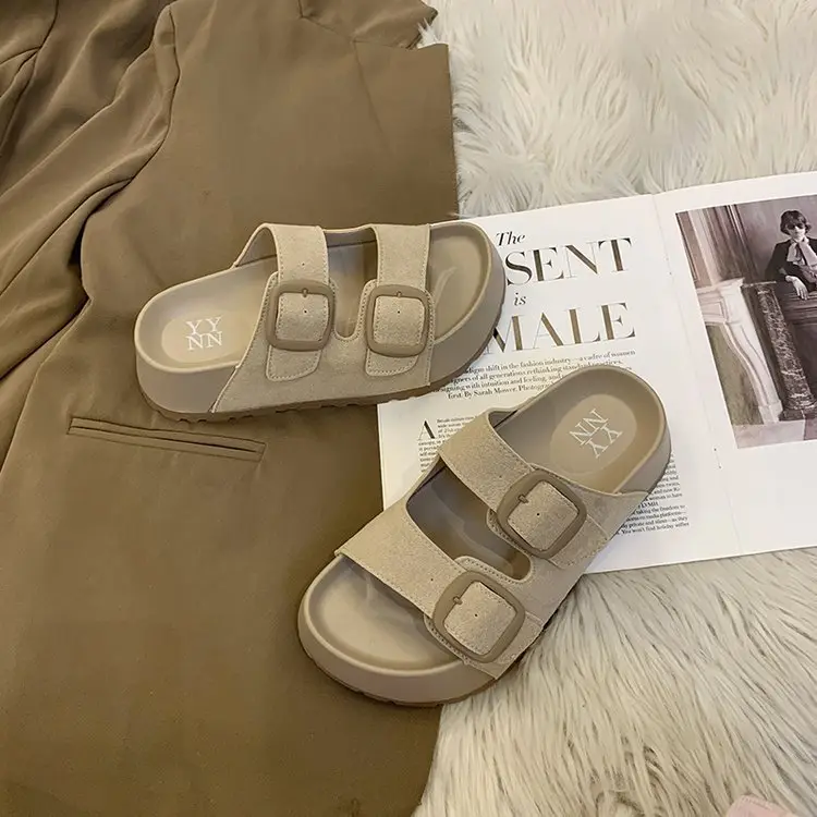 Women's Retro Slippers with Thick Sole 2025 Summer - Image 3