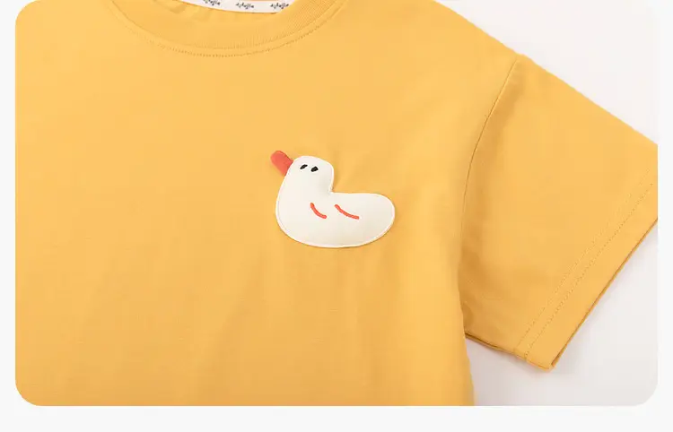 Dudujia Blue Short Sleeve T-Shirt for Boys Girls — feature 36
