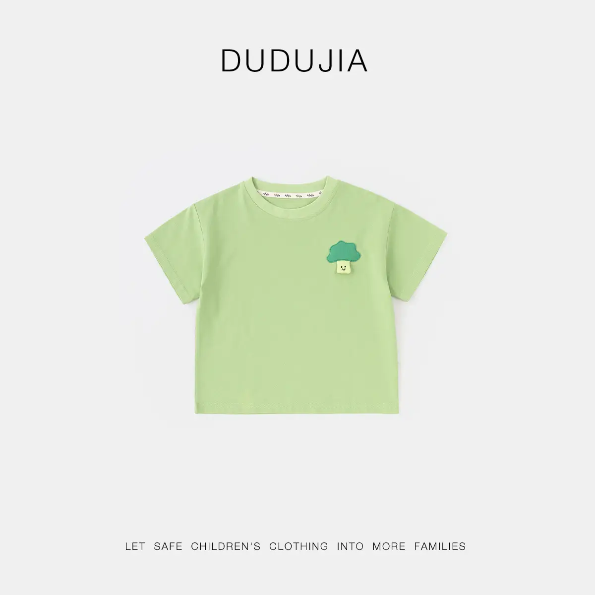 Dudujia Blue Short Sleeve T-Shirt for Boys Girls - Image 3