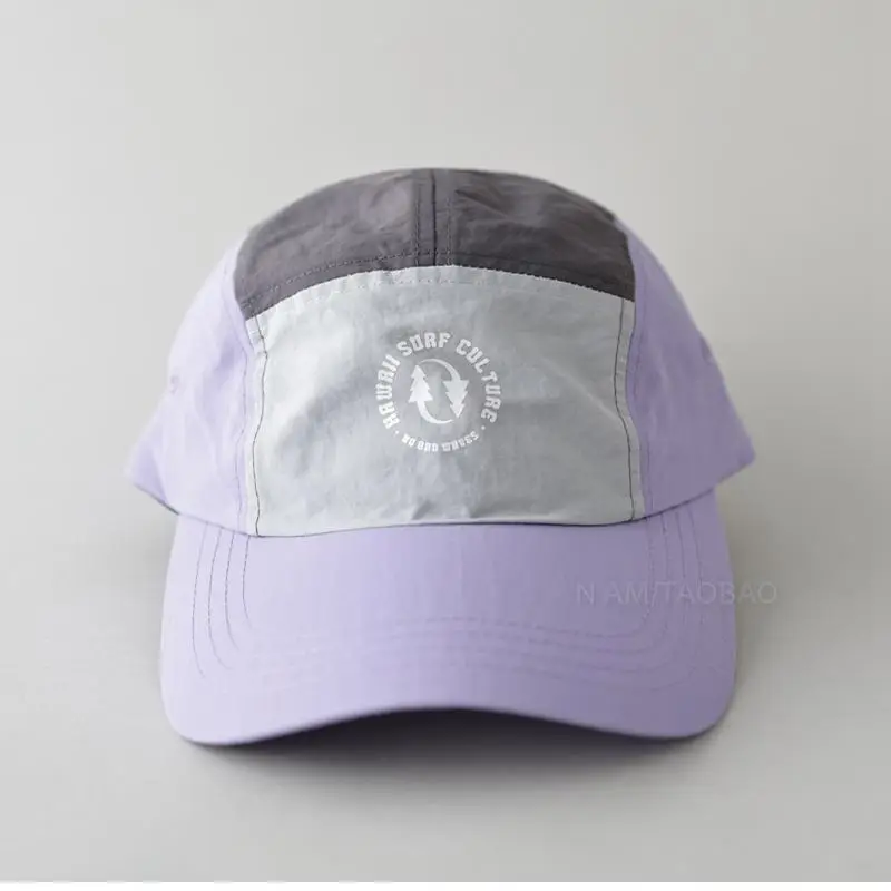 Women's Purple Gray Cap with Logo - Image 5