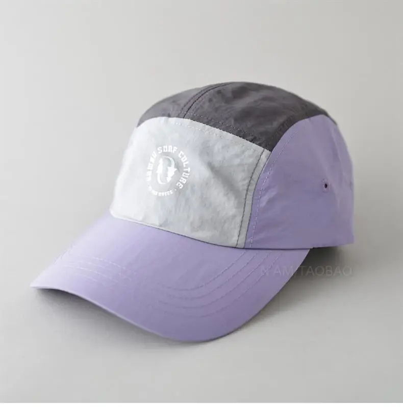 Women's Purple Gray Cap with Logo — feature 3