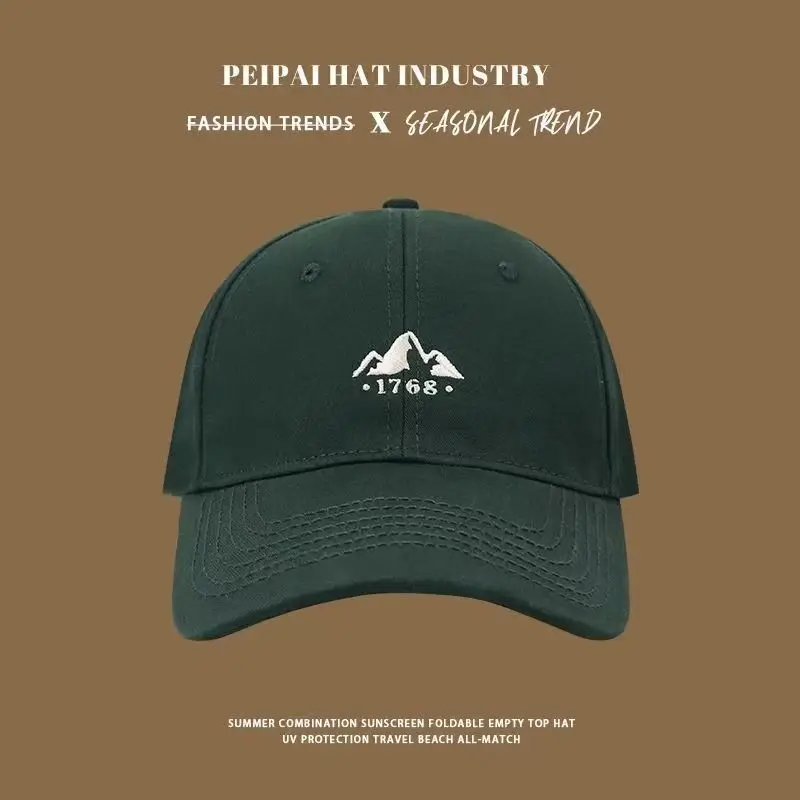 Brown Embroidered Baseball Cap for Kids & Travel