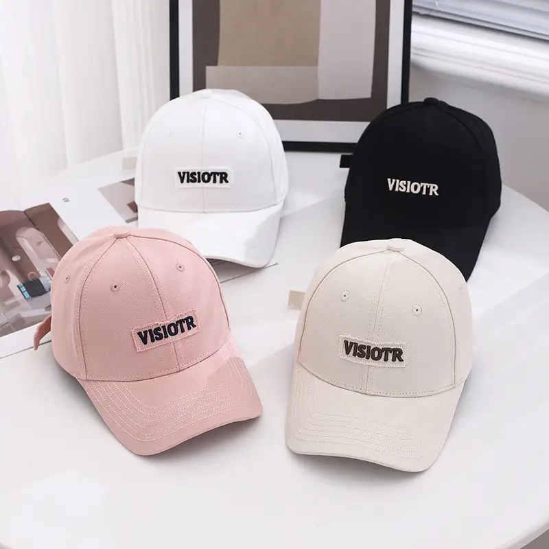 Women Pink Visitor Baseball Cap with Embroidered Logo - Image 10