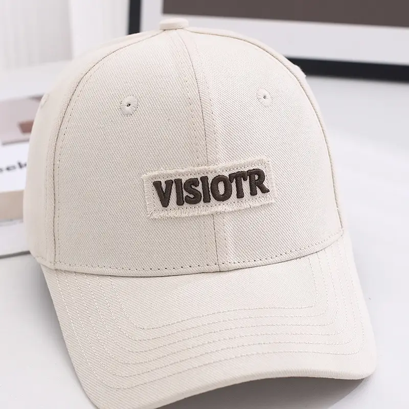 Women Pink Visitor Baseball Cap with Embroidered Logo — feature 3