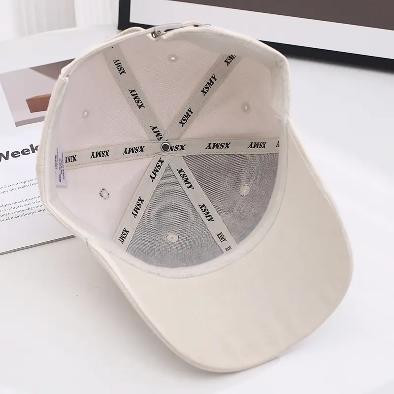 Women Pink Visitor Baseball Cap with Embroidered Logo — feature 4