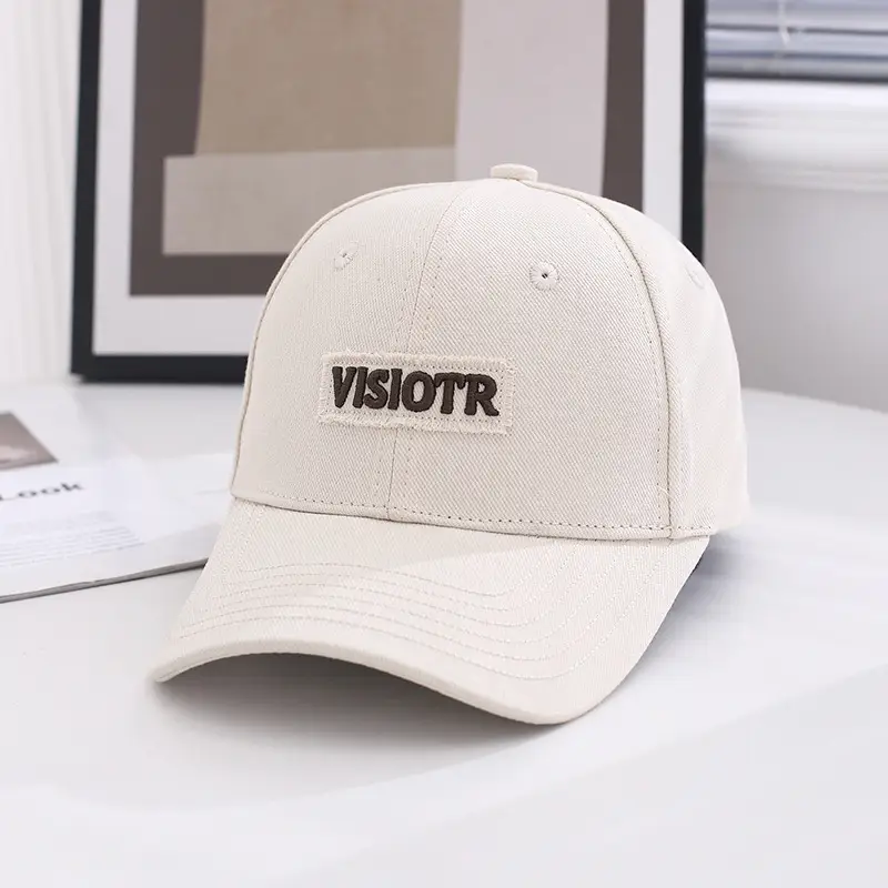 Women Pink Visitor Baseball Cap with Embroidered Logo - Image 5