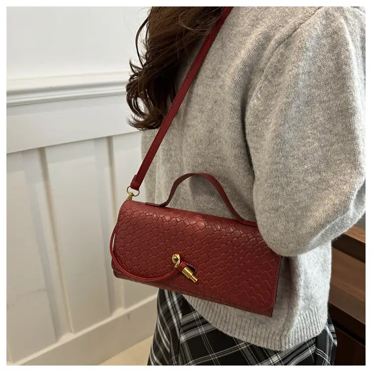 White Woven Crossbody Bag for Women — feature 13