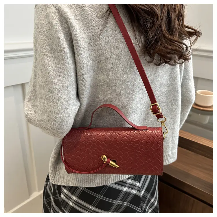 White Woven Crossbody Bag for Women — feature 14