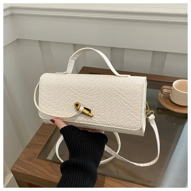 White Woven Crossbody Bag for Women — feature 23