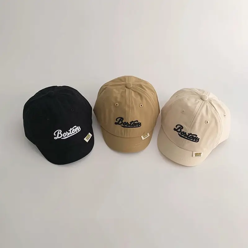 Beige Boys Baseball Cap with "Buster" Logo - Image 8