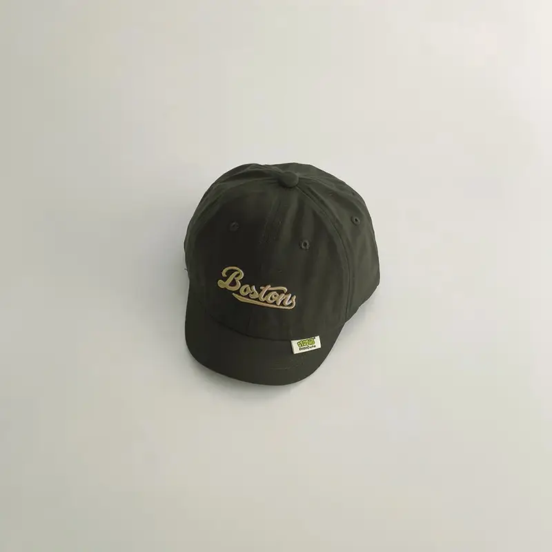 Beige Boys Baseball Cap with "Buster" Logo - Image 3