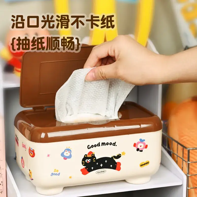 New Dust-Proof Tissue Box with Lid and Lifting Spring - Image 5