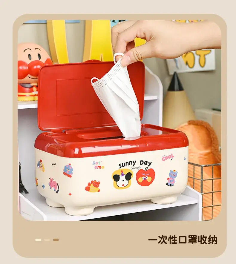 New Dust-Proof Tissue Box with Lid and Lifting Spring — feature 6