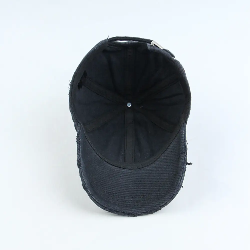 2025 New American Baseball Hat Woven Mark Color Point Washed Old Increase Deepened Street Retro Cap - Image 7