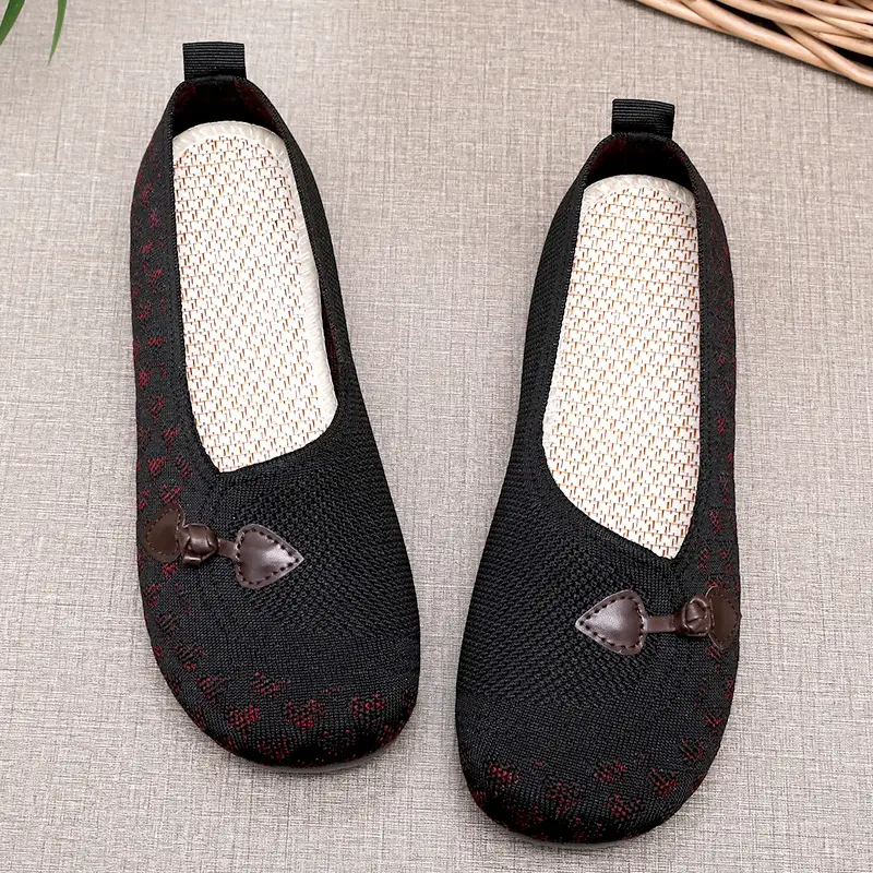 Spring Old Beijing Cloth Shoes Women's Shoes Mesh Shoes Soft-soled Casual Shoes One-step Soft-soled Shoes Super Soft and Comfortable Thin — feature 16