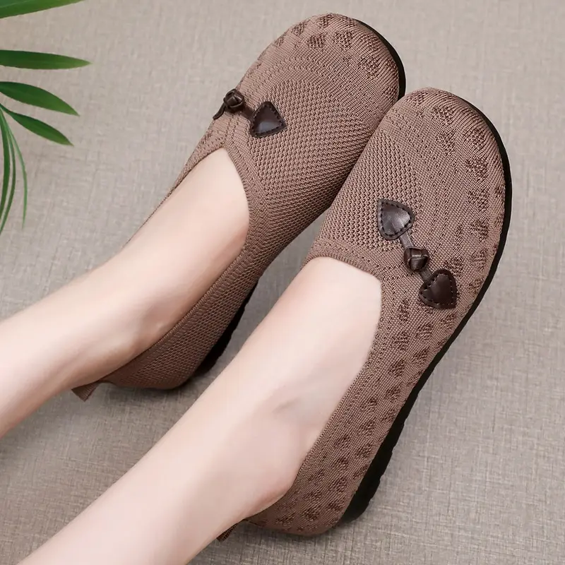 Spring Old Beijing Cloth Shoes Women's Shoes Mesh Shoes Soft-soled Casual Shoes One-step Soft-soled Shoes Super Soft and Comfortable Thin — feature 4