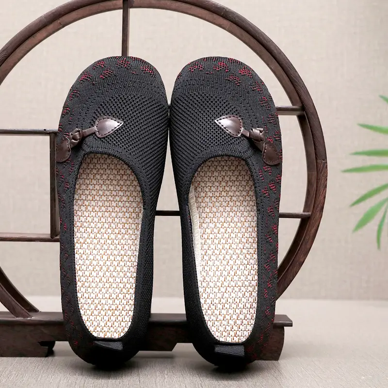 Spring Old Beijing Cloth Shoes Women's Shoes Mesh Shoes Soft-soled Casual Shoes One-step Soft-soled Shoes Super Soft and Comfortable Thin — feature 8