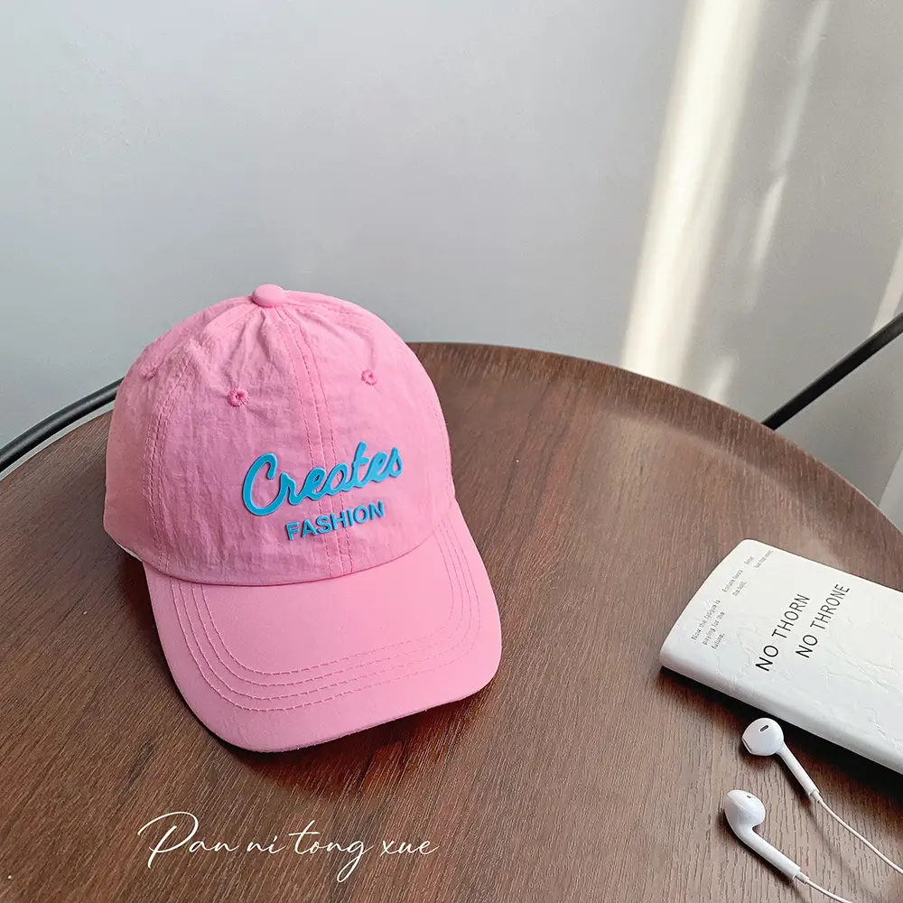 Bright Pink "Creeper" Cap for Boys Summer - Image 3