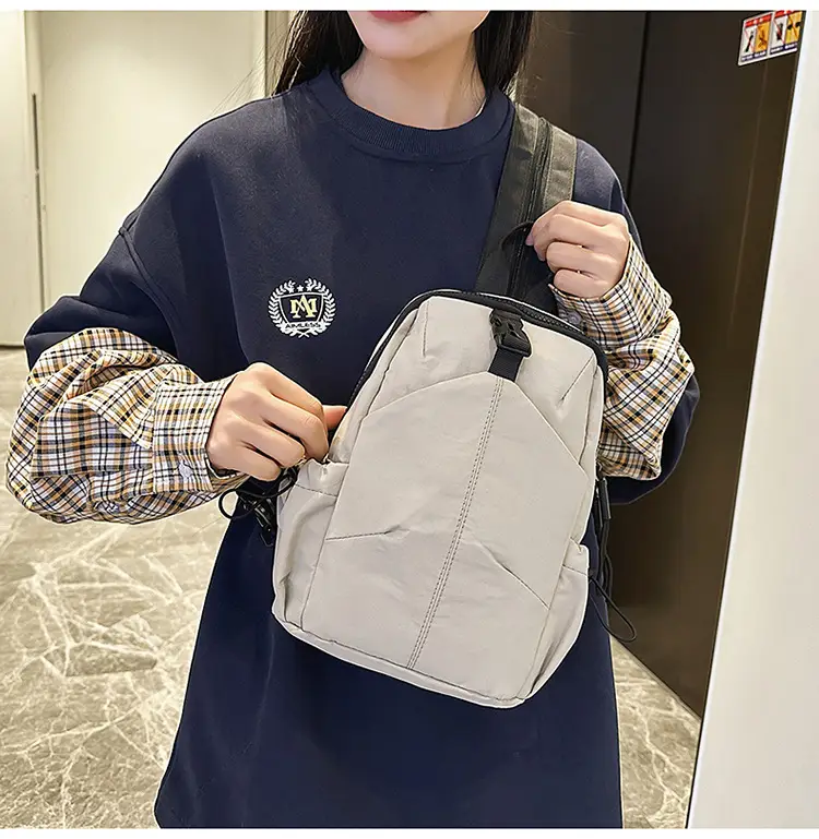 Black Unisex Lightweight Daily Backpack — feature 13