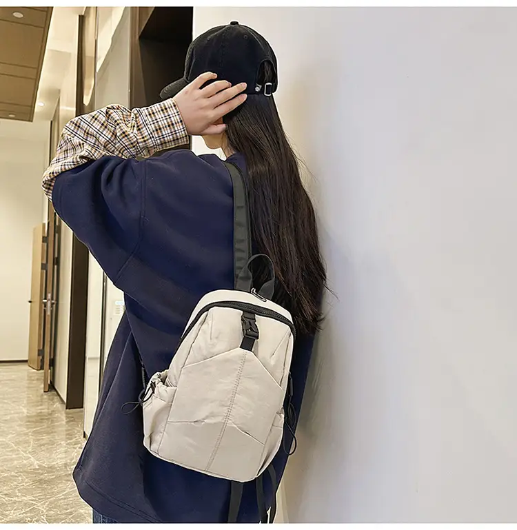 Black Unisex Lightweight Daily Backpack — feature 15