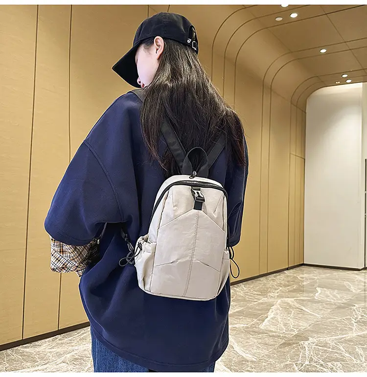 Black Unisex Lightweight Daily Backpack — feature 16