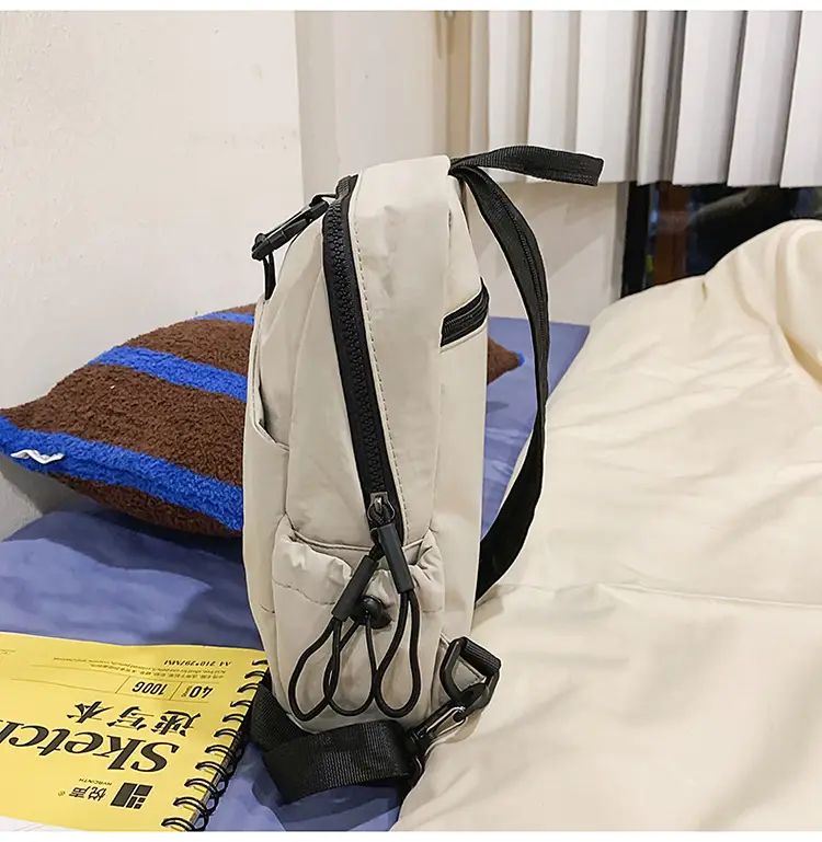 Black Unisex Lightweight Daily Backpack — feature 22