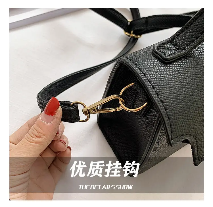 Red Lock Mini Shoulder Crossbody Bag for Women — feature 11