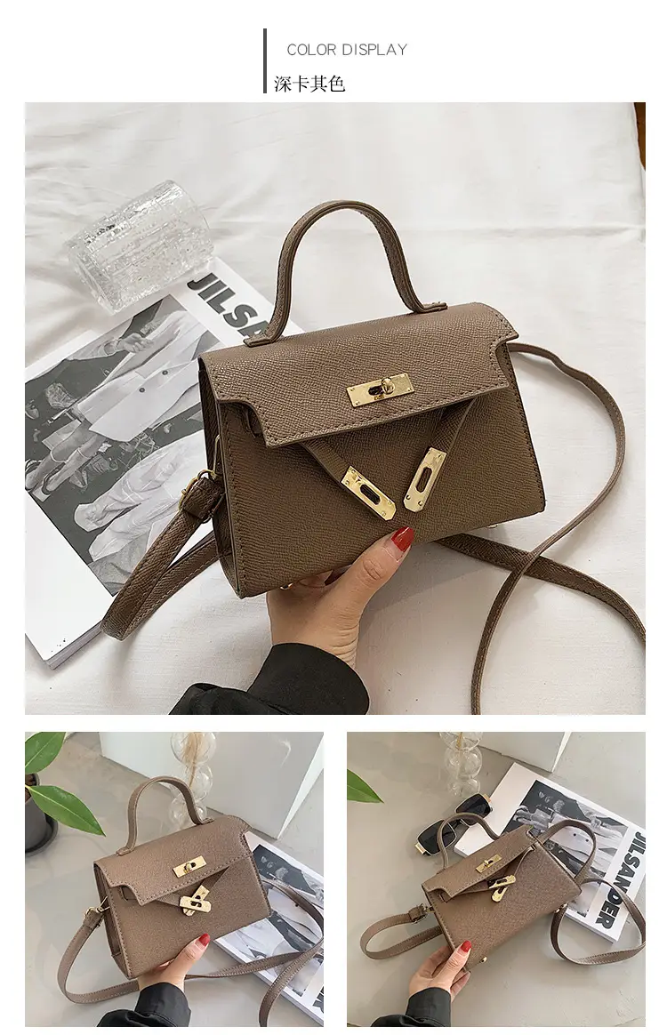 Red Lock Mini Shoulder Crossbody Bag for Women — feature 15