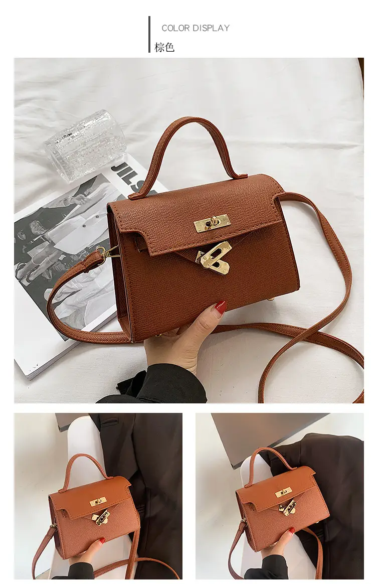 Red Lock Mini Shoulder Crossbody Bag for Women — feature 16