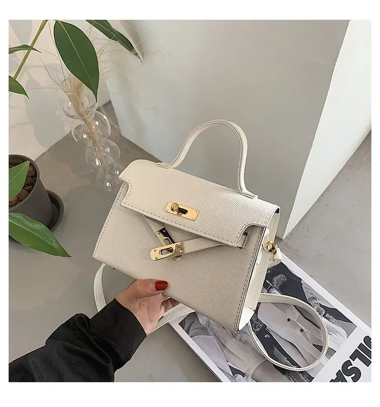 Red Lock Mini Shoulder Crossbody Bag for Women — feature 21