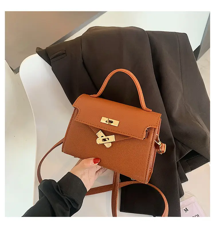Red Lock Mini Shoulder Crossbody Bag for Women — feature 22
