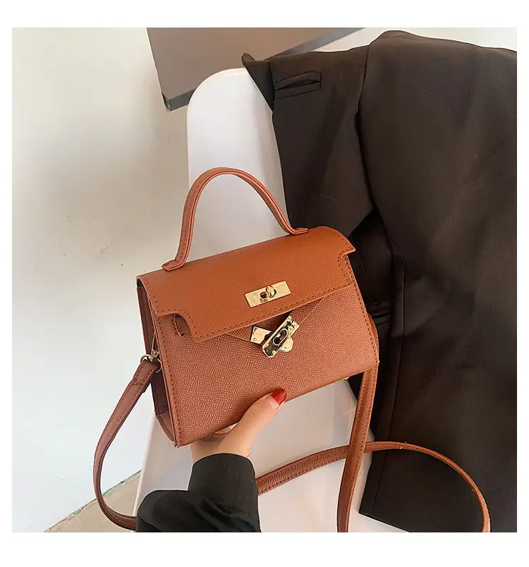 Red Lock Mini Shoulder Crossbody Bag for Women — feature 23