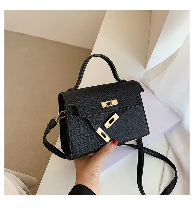 Red Lock Mini Shoulder Crossbody Bag for Women — feature 24