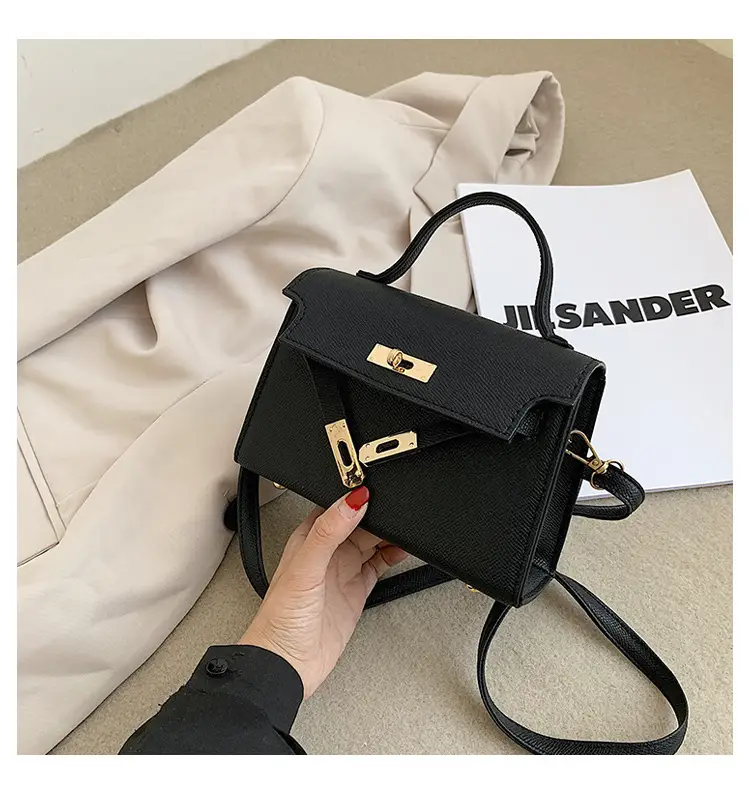 Red Lock Mini Shoulder Crossbody Bag for Women — feature 25