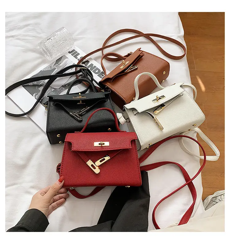 Red Lock Mini Shoulder Crossbody Bag for Women — feature 28