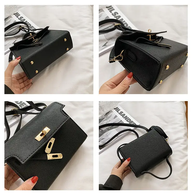 Red Lock Mini Shoulder Crossbody Bag for Women — feature 6