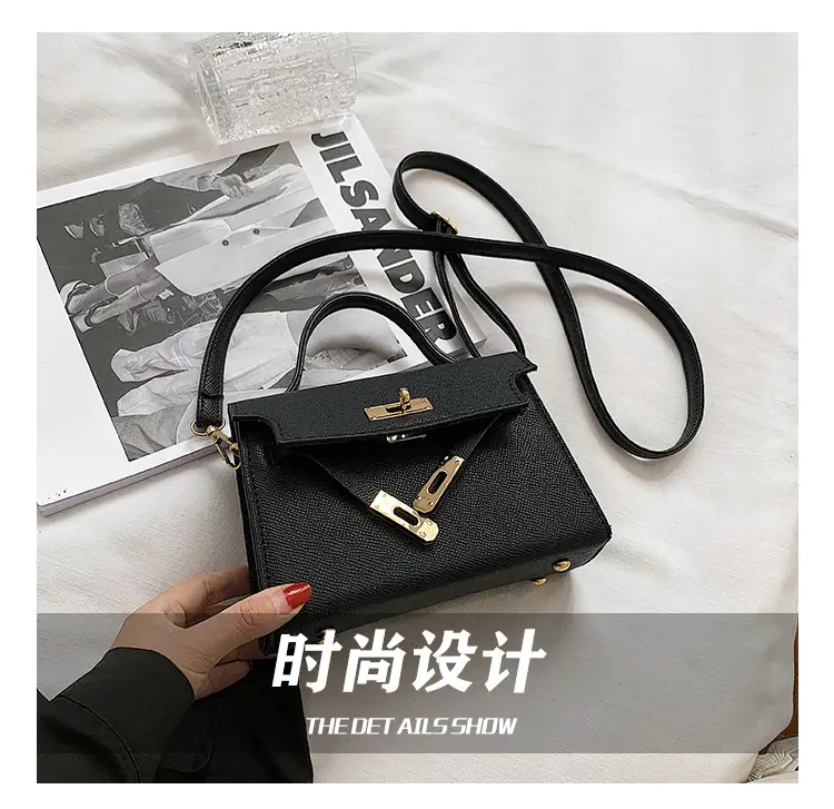 Red Lock Mini Shoulder Crossbody Bag for Women — feature 9