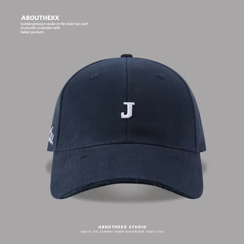 Women's Gray J Logo Baseball Cap Small - Image 3