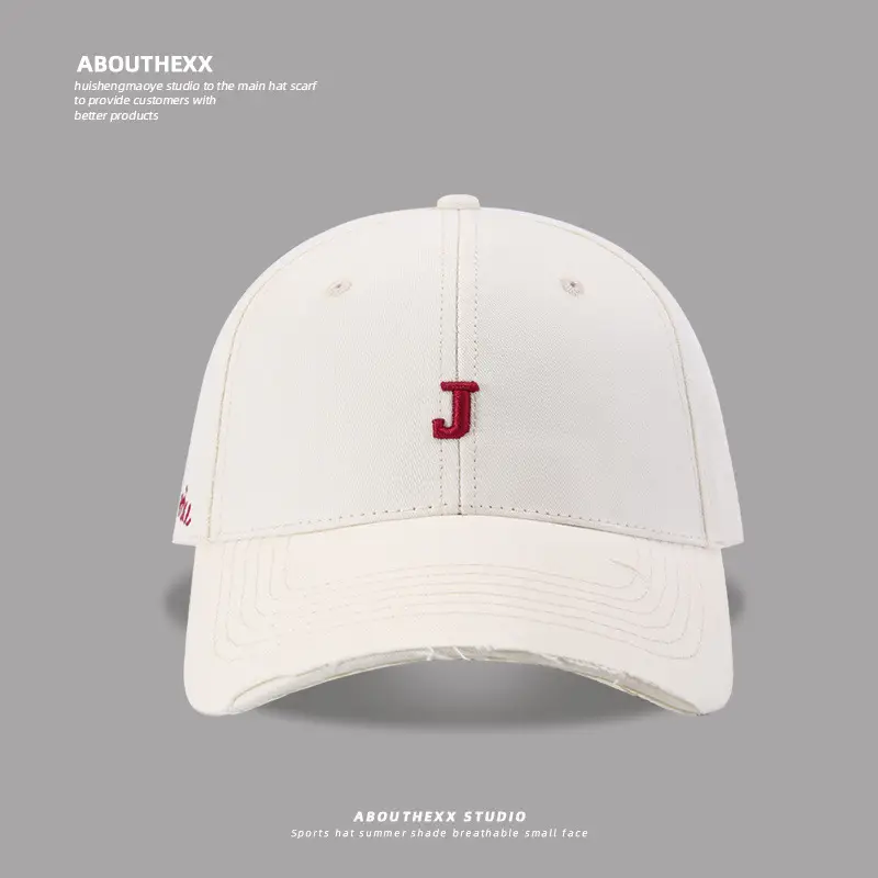 Women's Gray J Logo Baseball Cap Small - Image 5