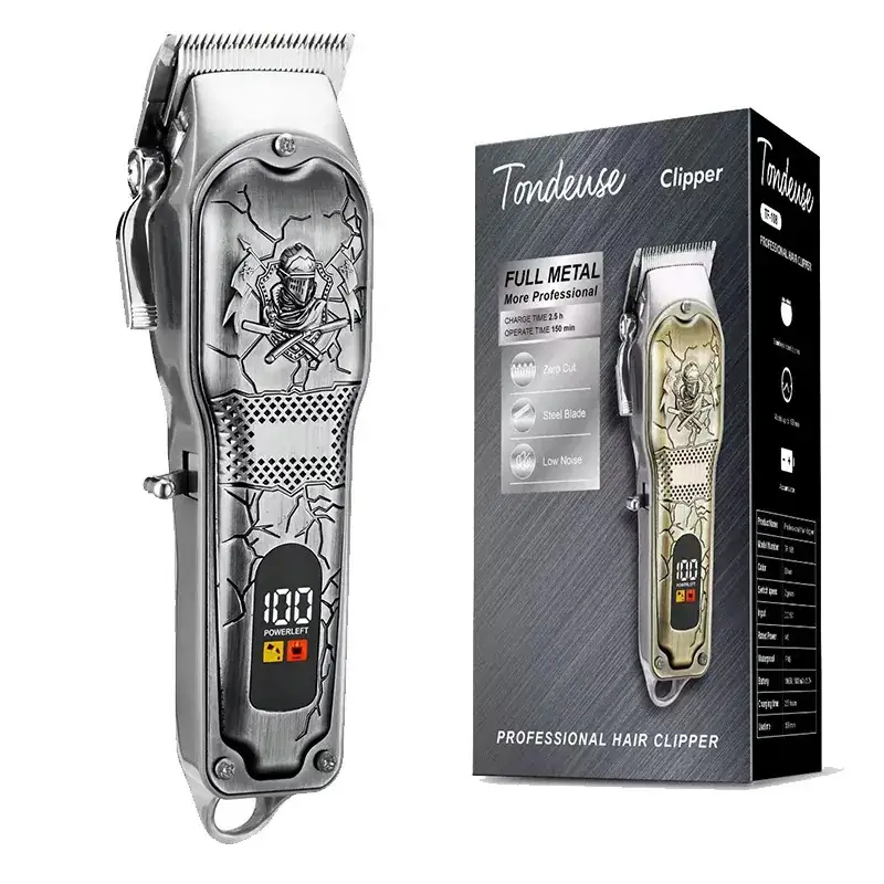 Professional Electric Hair Clipper with Digital Display